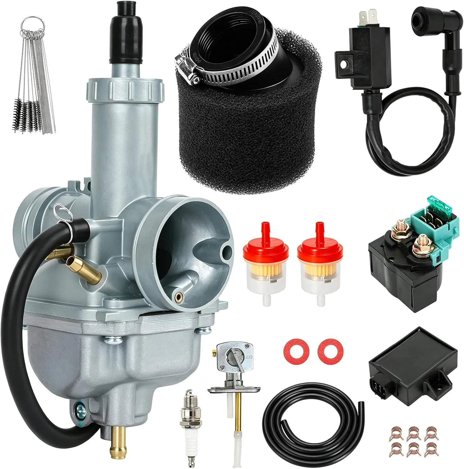 Bayou 220 Carburetor Kit for KLF220A 1988-2002 Bayou 250 KLF250A ATV