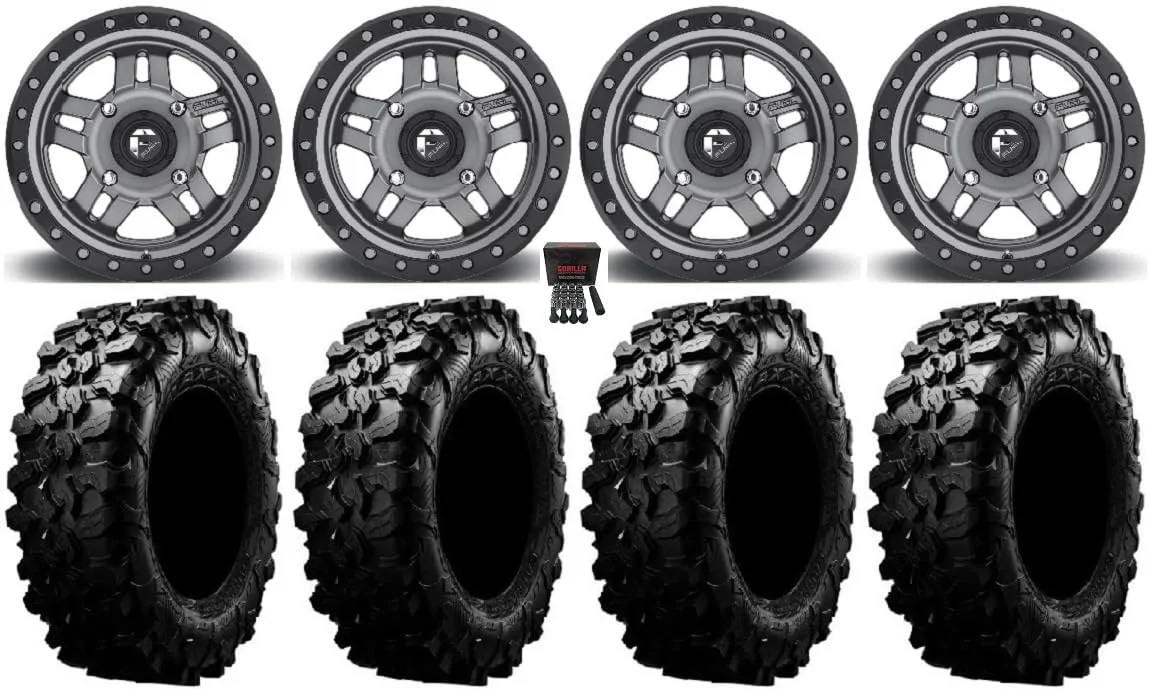 Powersports Bundle 15-Inch Wheels and 29-Inch Carnivore Tires 105118+29CV11