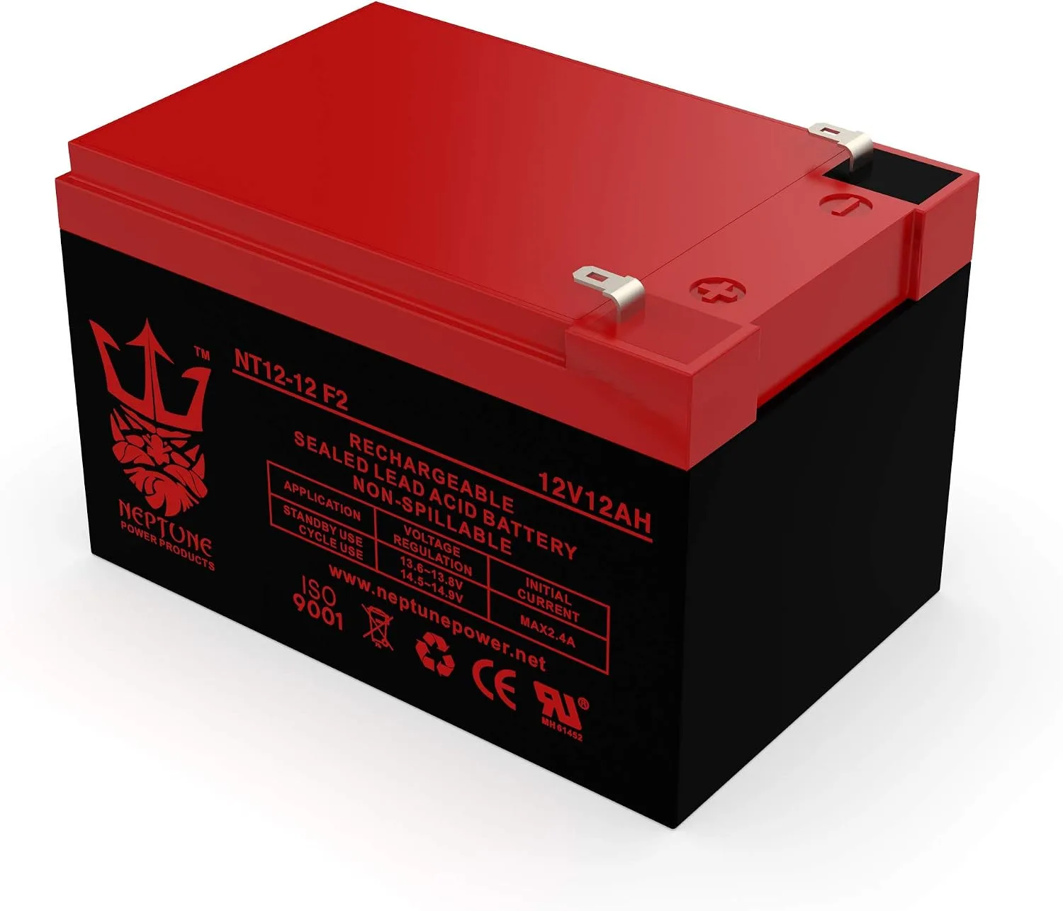 Neptune NT12120 12V 12Ah AGM Scooter Battery 2-Pack image 3