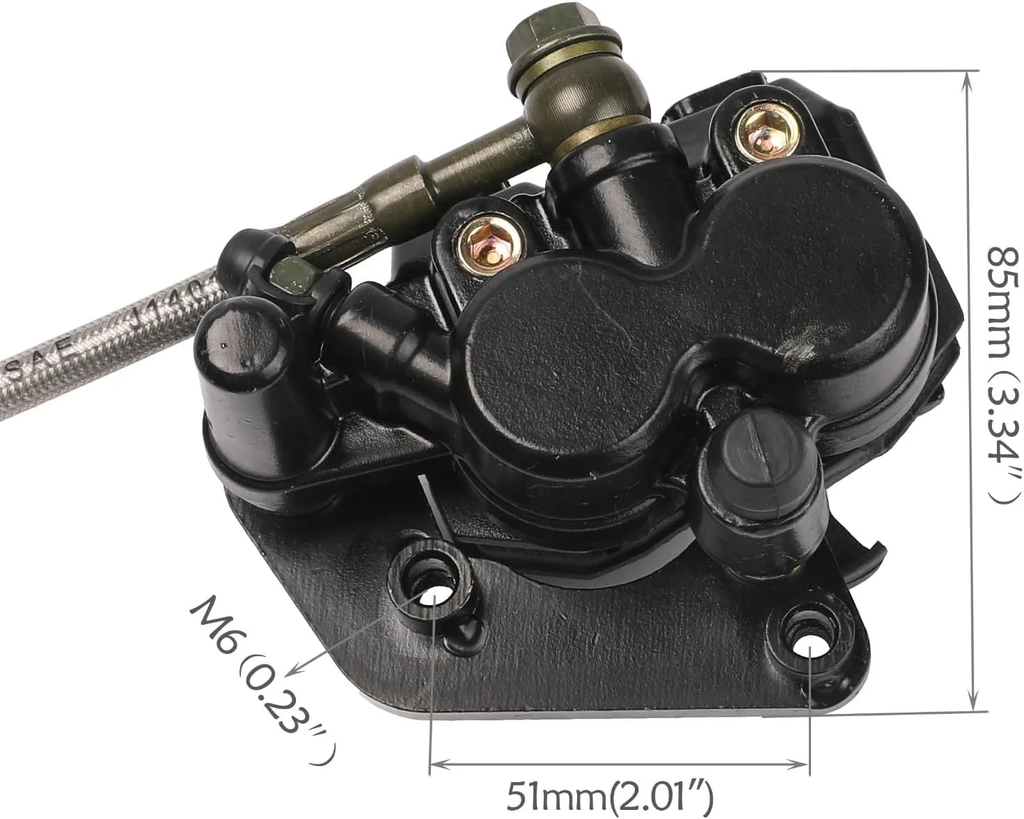 Shilohkart HYTM729 Front Hydraulic Brake Kit for Pit Bikes image 4