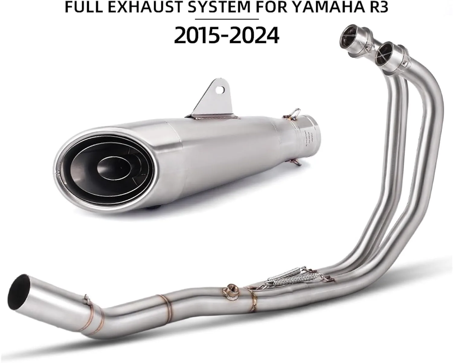 Generic Muffler Front Link Pipe for Yamaha YZF-R3, YZF-R25 & MT-03 2015-2024 image 2