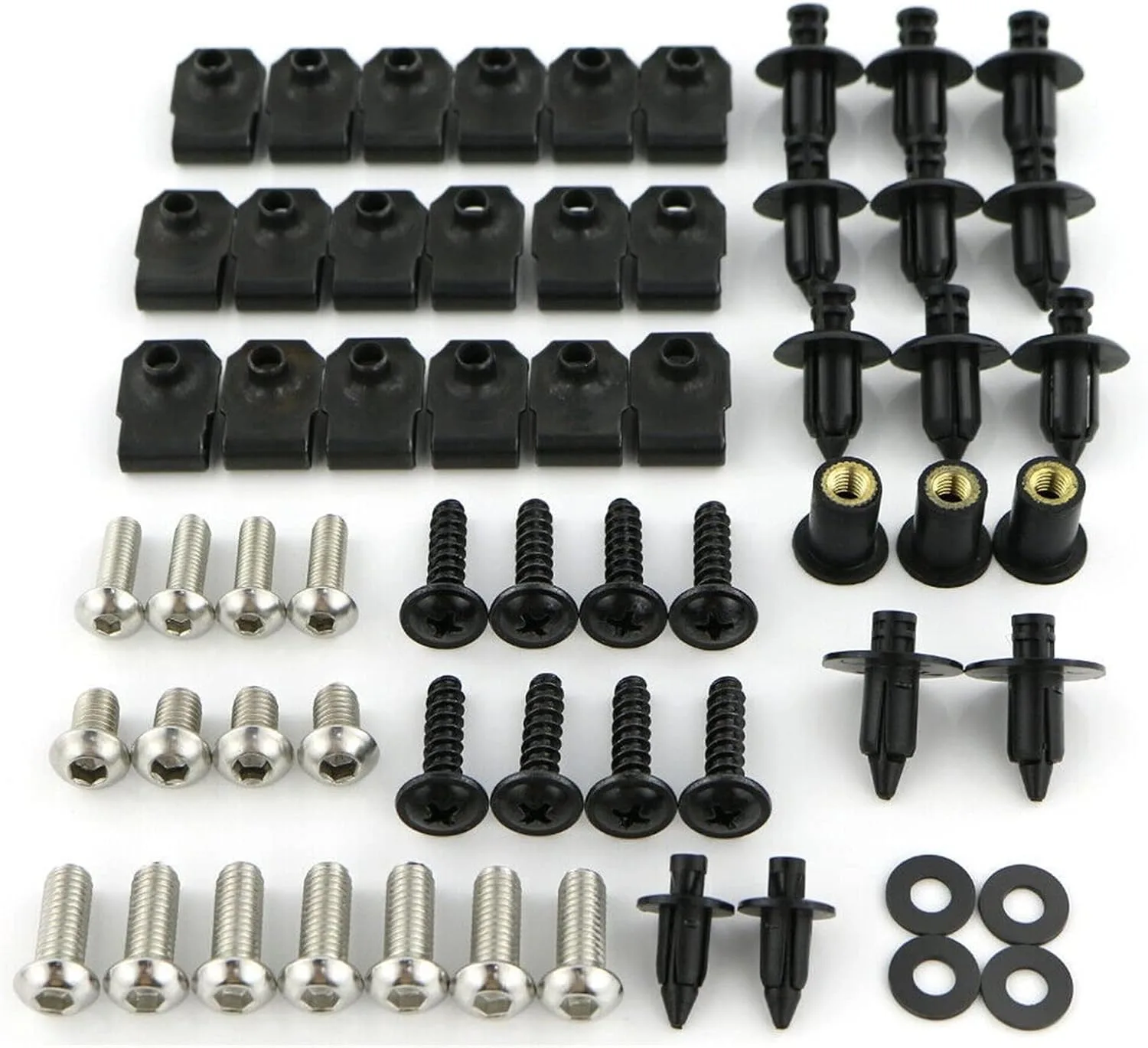 EGEIRA Stainless Steel Fairing Bolt Kit for Suzuki AN400 Burgman 400 2002–2018
