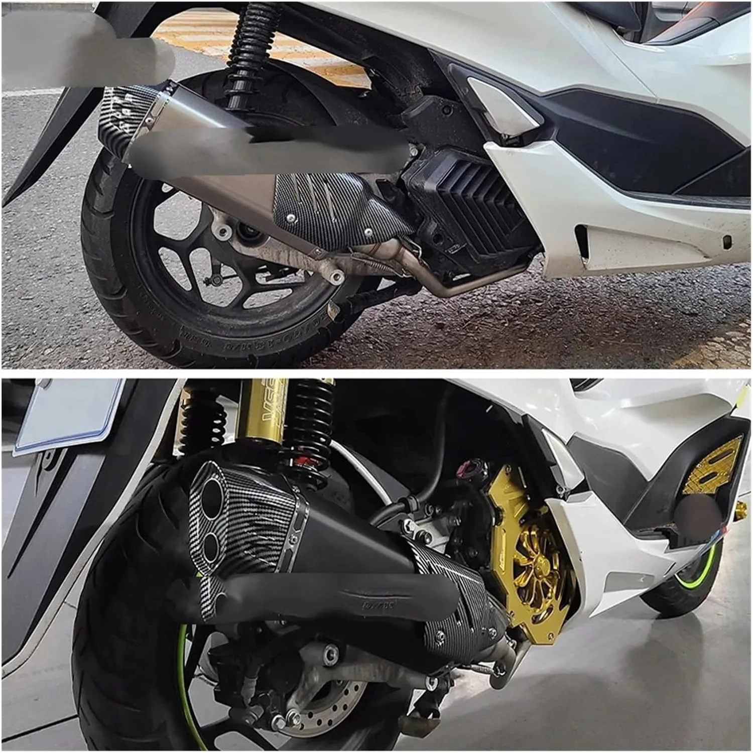 Generic VRAEPMRPT Exhaust Pipe with Muffler for Honda PCX125/PCX150 2018–2020 image 4