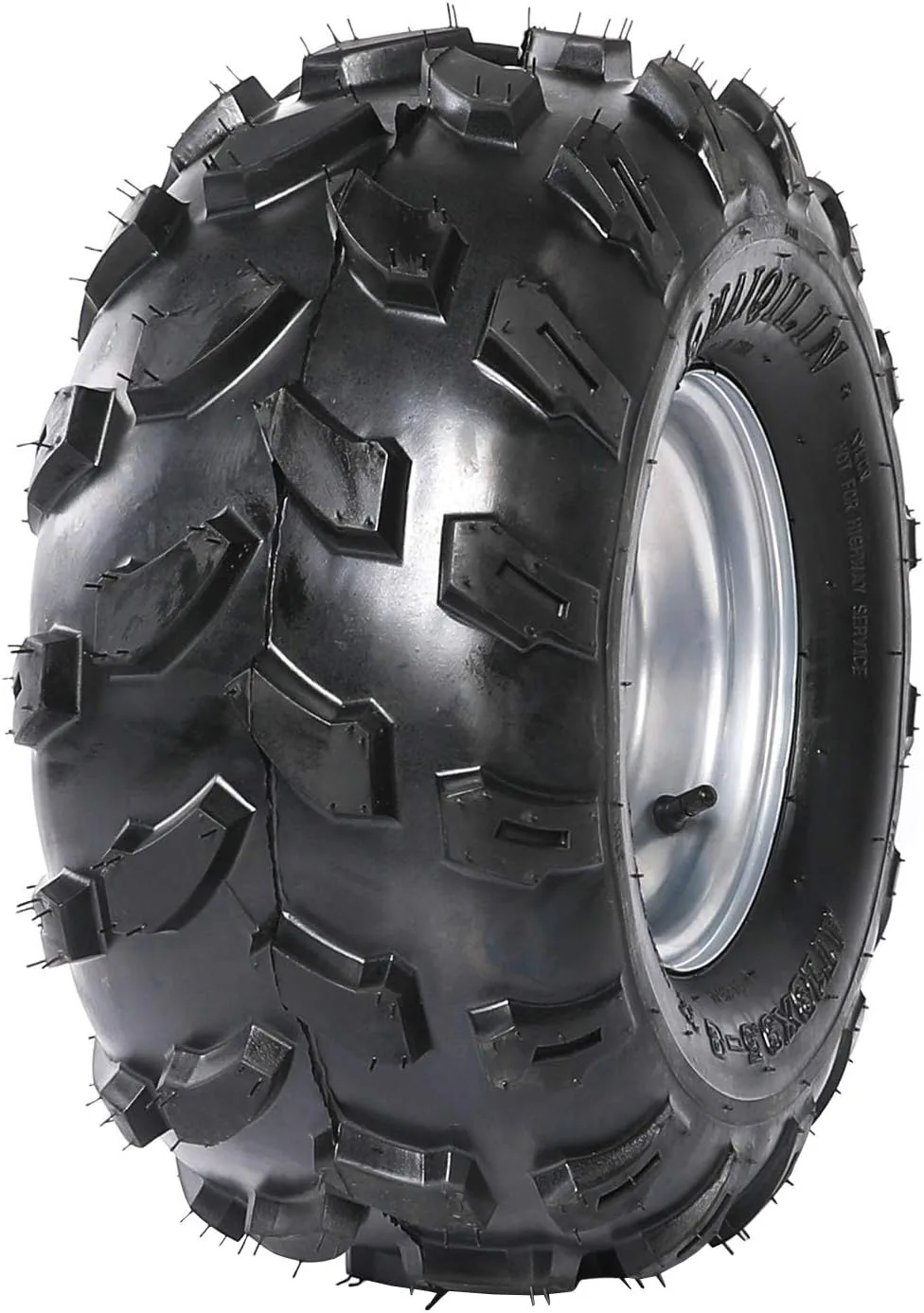 JCMOTO 18X9.5-8 Tubeless Tire and 8-Inch Wheel Rim USATL122