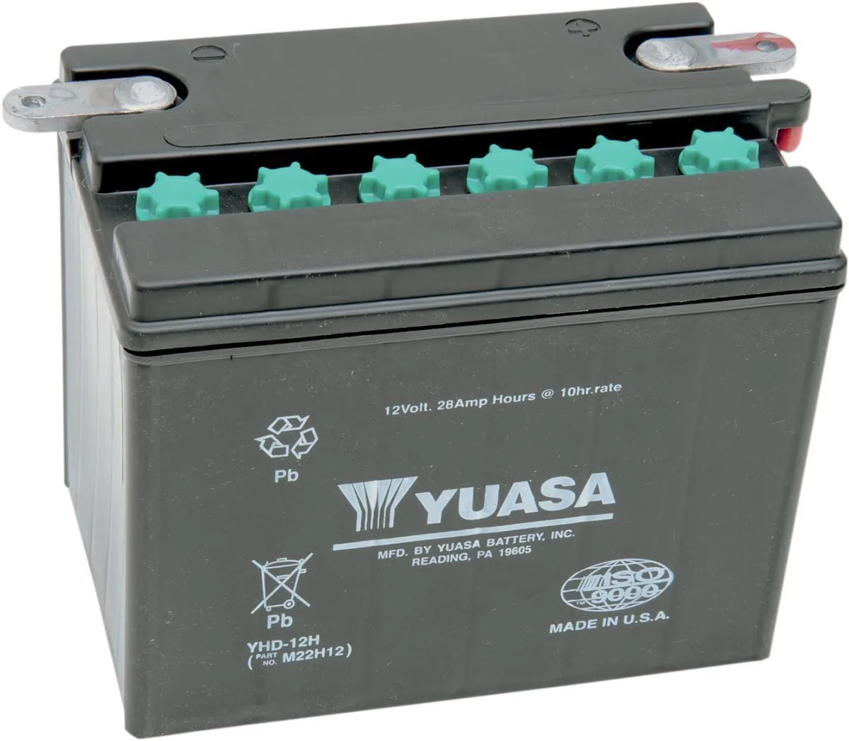 Yuasa YUAM2273Y YB7L-B 12V 8 Ah Motorcycle Battery