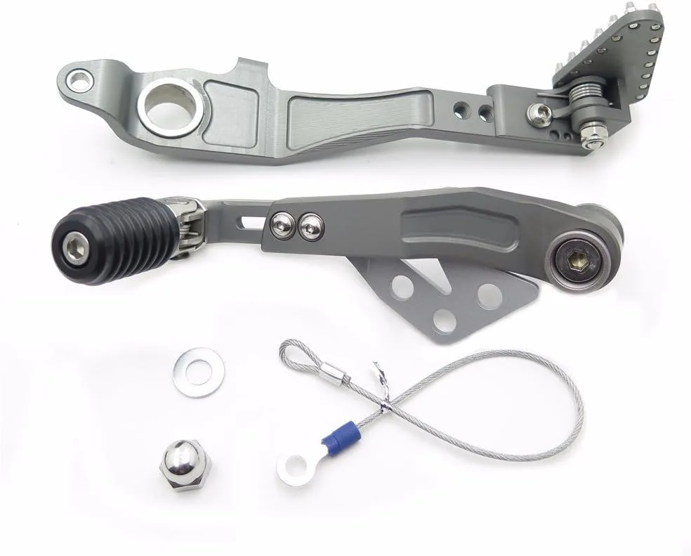 XKMT BMW R 1200GS Foot Brake and Gear Shift Lever Set BMW-CNC-005+006-GRAY image 2