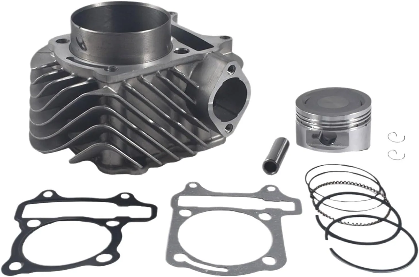 Xzdfvwfu 62.5mm Big-Bore Cylinder Kit for GY6 B 1P63QML