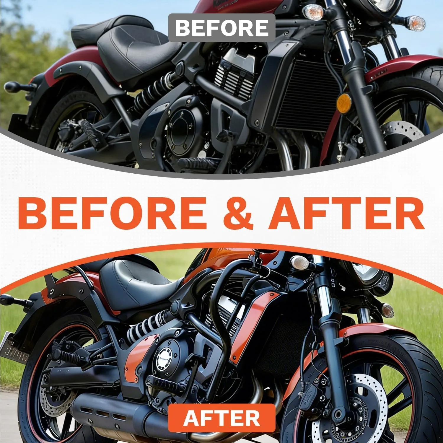 CHIFUN CHGA9 Engine Guard Crash Bars for Kawasaki Vulcan S 650 VN650 EN650 2015-2026 image 2