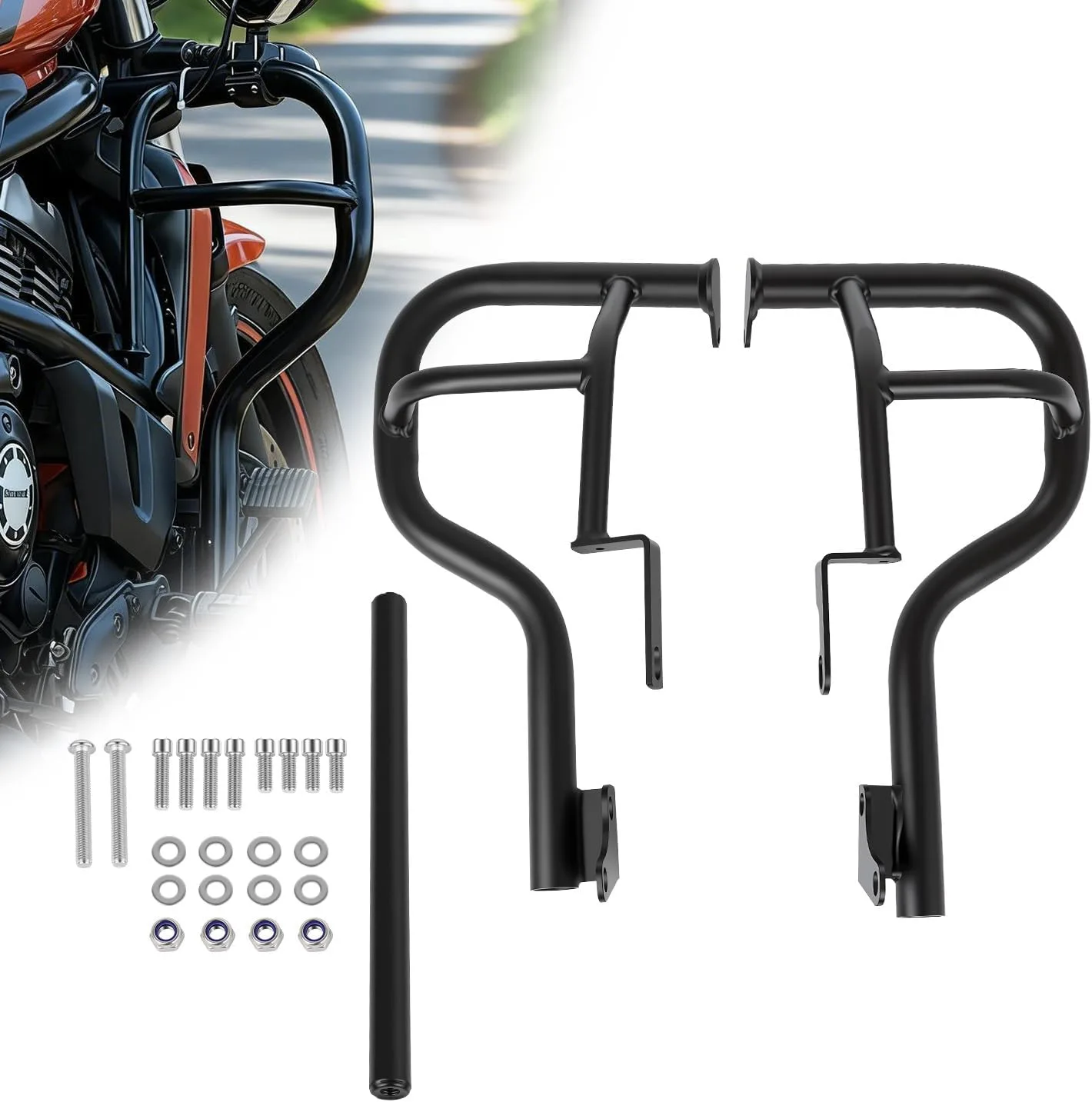 CHIFUN CHGA9 Engine Guard Crash Bars for Kawasaki Vulcan S 650 VN650 EN650 2015-2026
