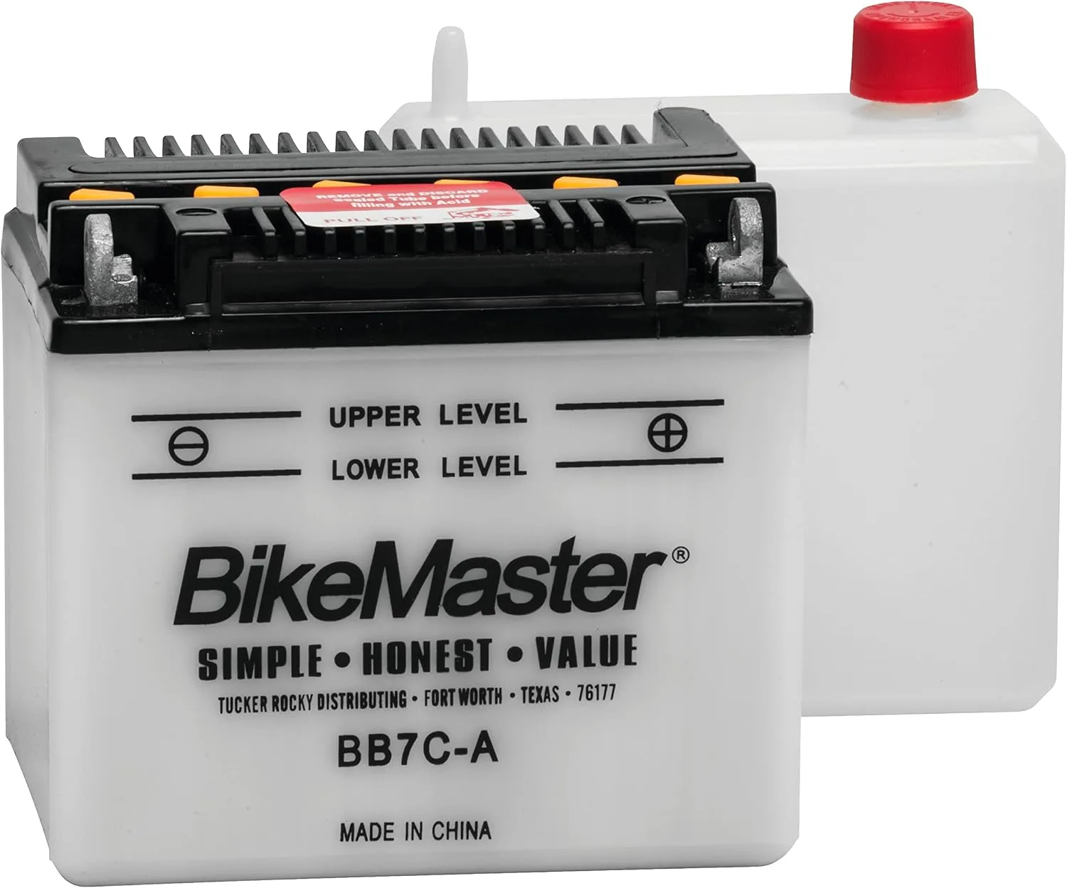BikeMaster HB7C-A 12V Performance Conventional Motorcycle Battery