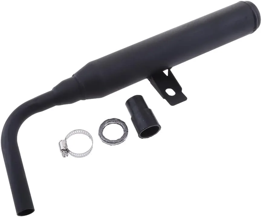 Yamaha PW50 Exhaust Silencer Muffler Pipe with Clamp 4973249747585 image 3