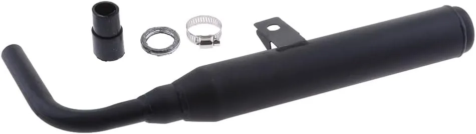 Yamaha PW50 Exhaust Silencer Muffler Pipe with Clamp 4973249747585 image 4