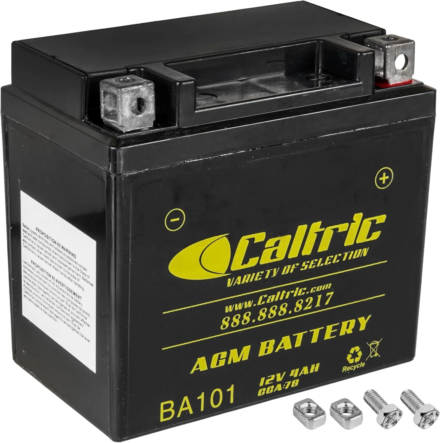 Caltric BA101/35 12V AGM Powersports Battery