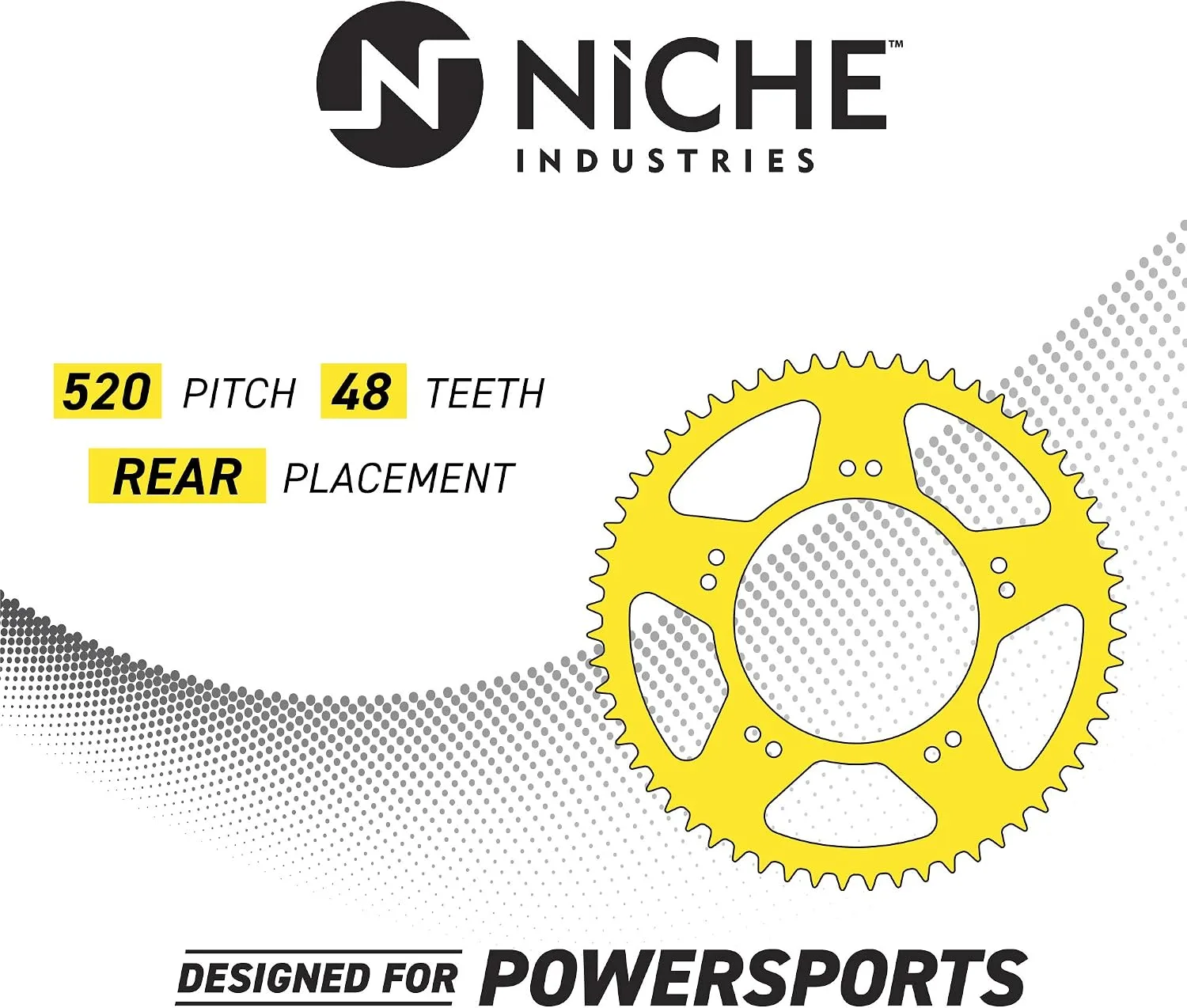 NICHE 520 Pitch 48-Tooth Rear Drive Sprocket 519-CDS2405P image 3