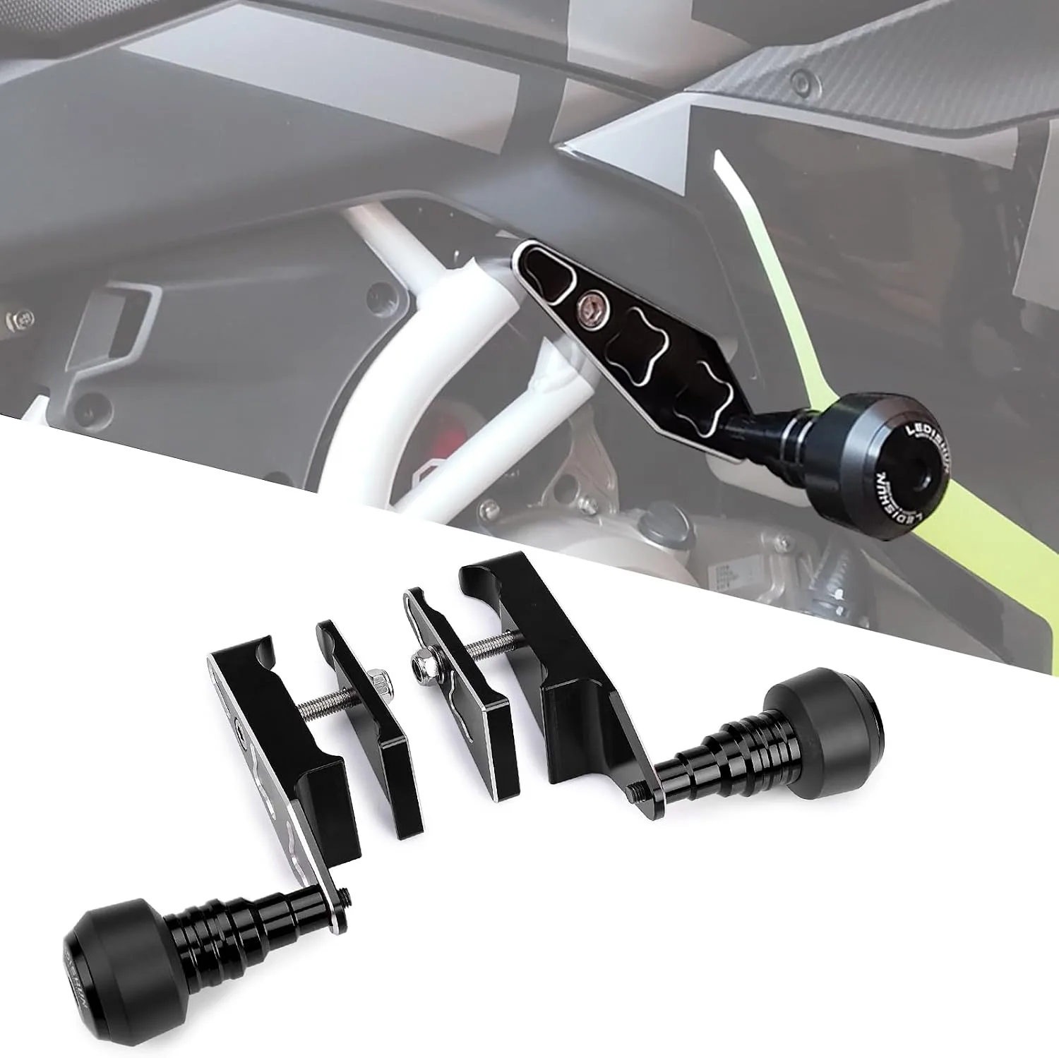 LEDISHUN Frame Sliders for CFMOTO 250SR/250SS/300SR/300SS 2020-2025