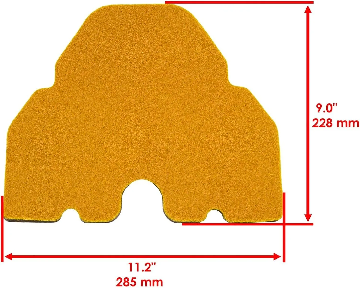 Kawasaki ZX600 Ninja ZX-6 / ZZR 600 Air Filter Set Mod-C-C-AF-888 image 2