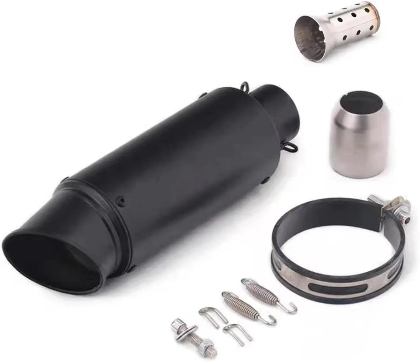 Universal 51mm Stainless Steel Motorcycle Exhaust Silencer