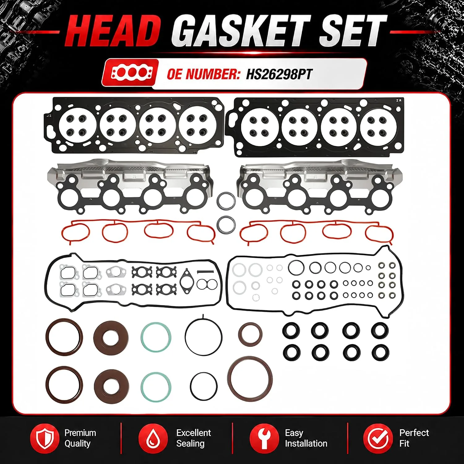 StratoForge 2UZ-FE 4.7L Engine Overhaul Kit QB-TY4700-01 image 4