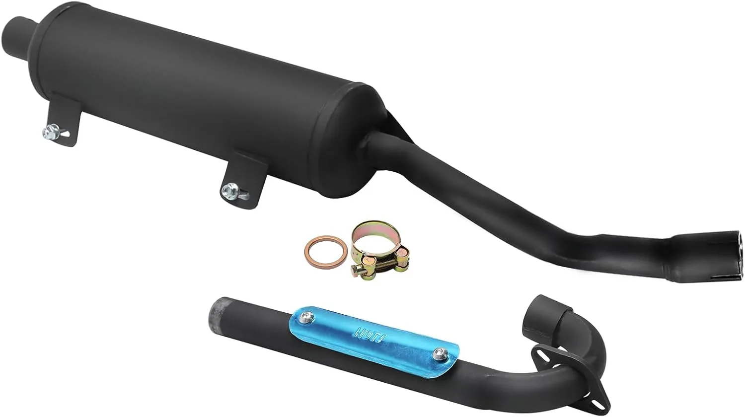 Waverleyatv 38mm Exhaust Muffler Pipe Assembly image 4