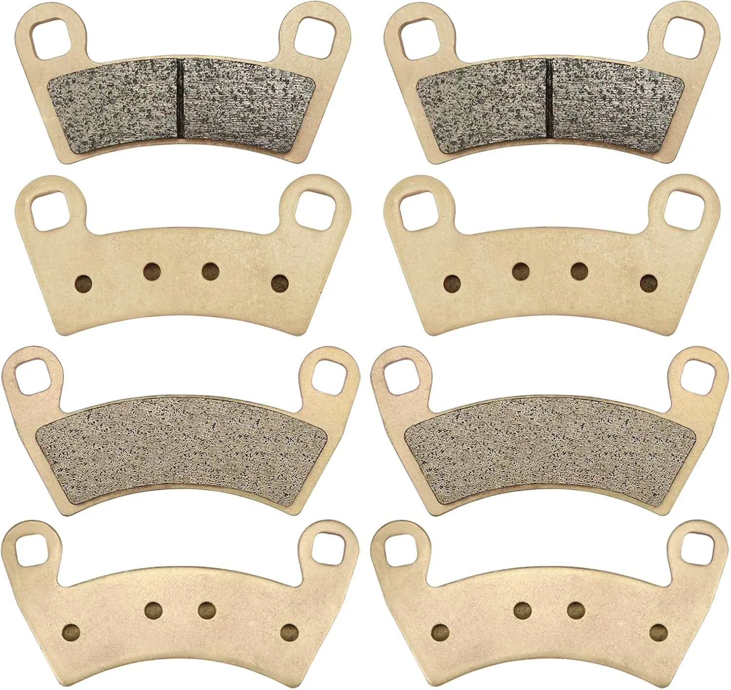 ZICOO Rear Brake Pads 24314-60 for Polaris General, Ranger and RZR