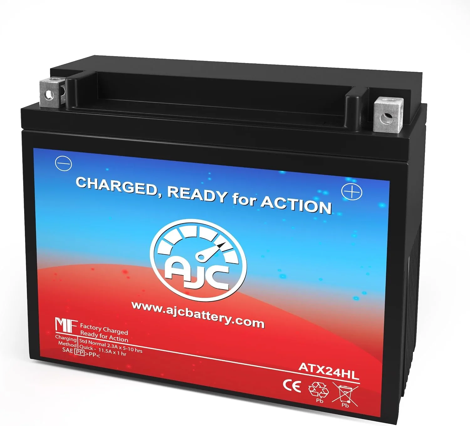 AJC 12V AGM Battery for Polaris All Electric Start Kits Snowmobile 1985-1993