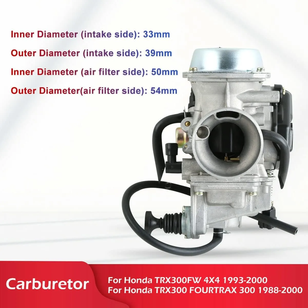 TCMT 1917 Carburetor for Honda and Kawasaki ATVs image 4