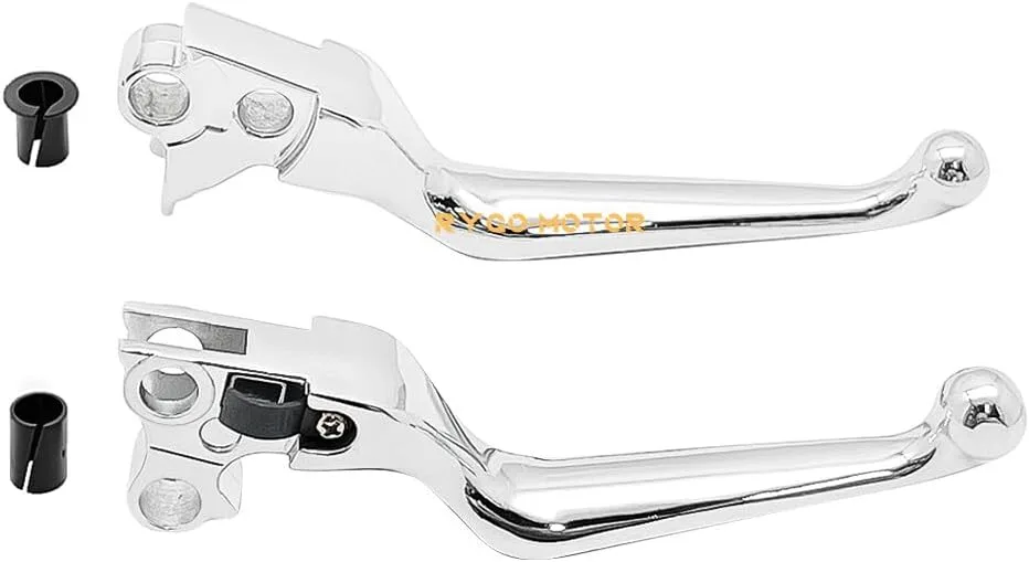 Chrome Brake and Clutch Lever Set Mod-R77O-4944 for Harley-Davidson
