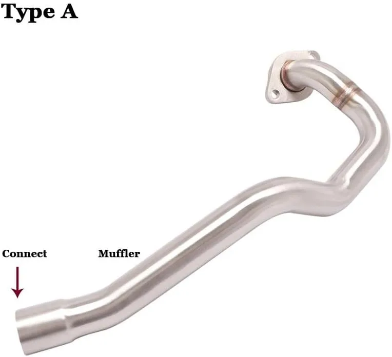 Generic Slip-On Exhaust Muffler Front Link Pipe 4950258374100 image 2