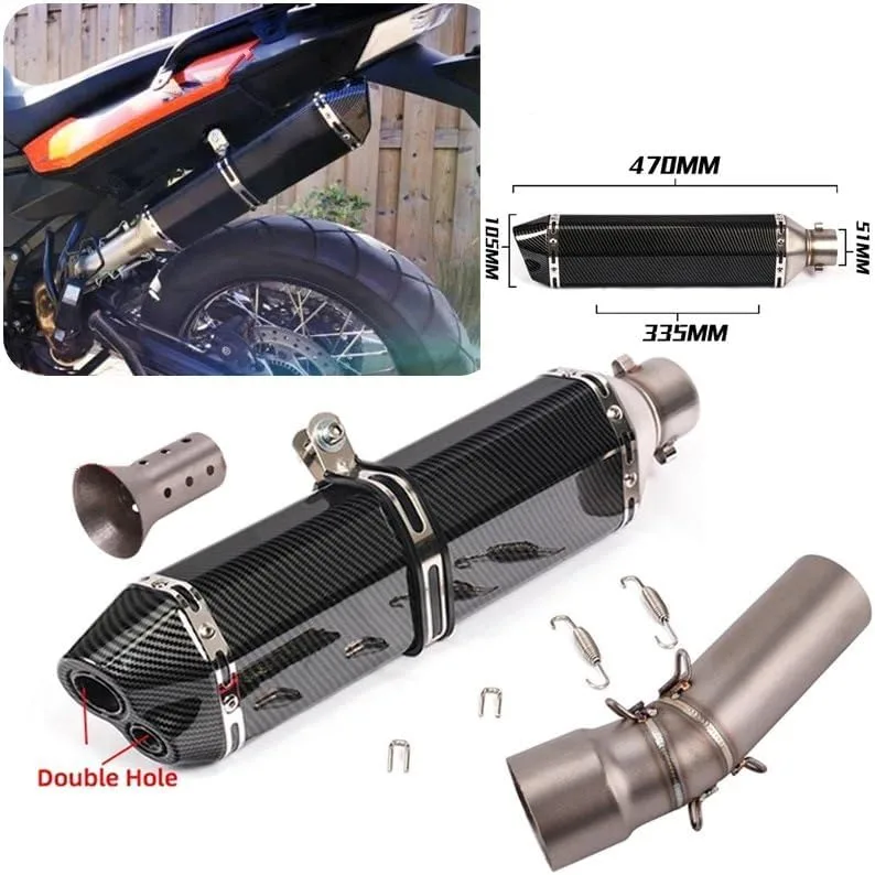 Motorcycle Exhaust Escape Muffler DB Killer for F800GS F800Gt F800R F650GS F700GS 2009-2016 image 2