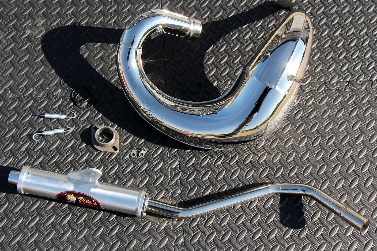 Vito's Performance FB2200240 Exhaust Pipe and Silencer for Yamaha Blaster 1988-2005 image 2