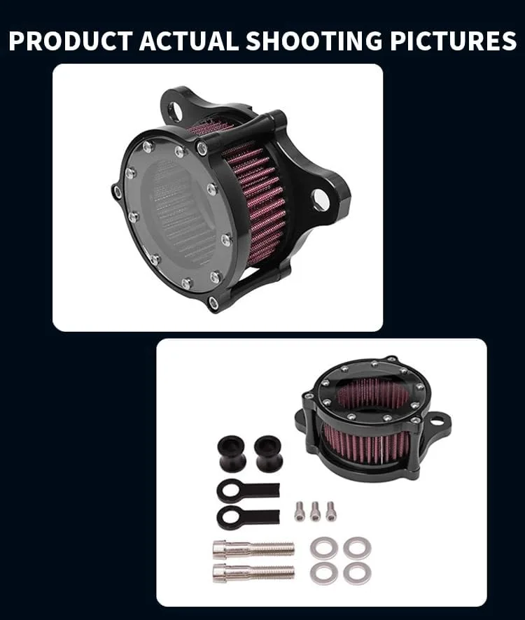 Quanmin QM-MT-FILTER Air Filter Breather Cleaner Kit for Harley-Davidson Sportster image 3