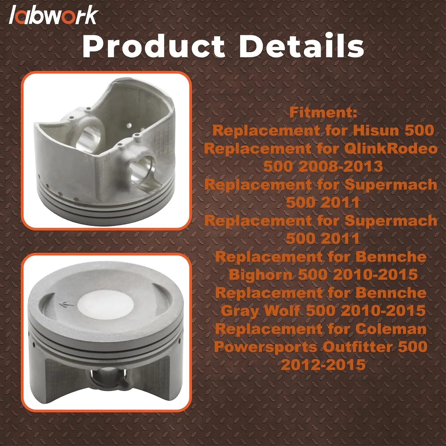 labwork 500 Cylinder Piston Gasket Kit 12100-F18-0000 image 4