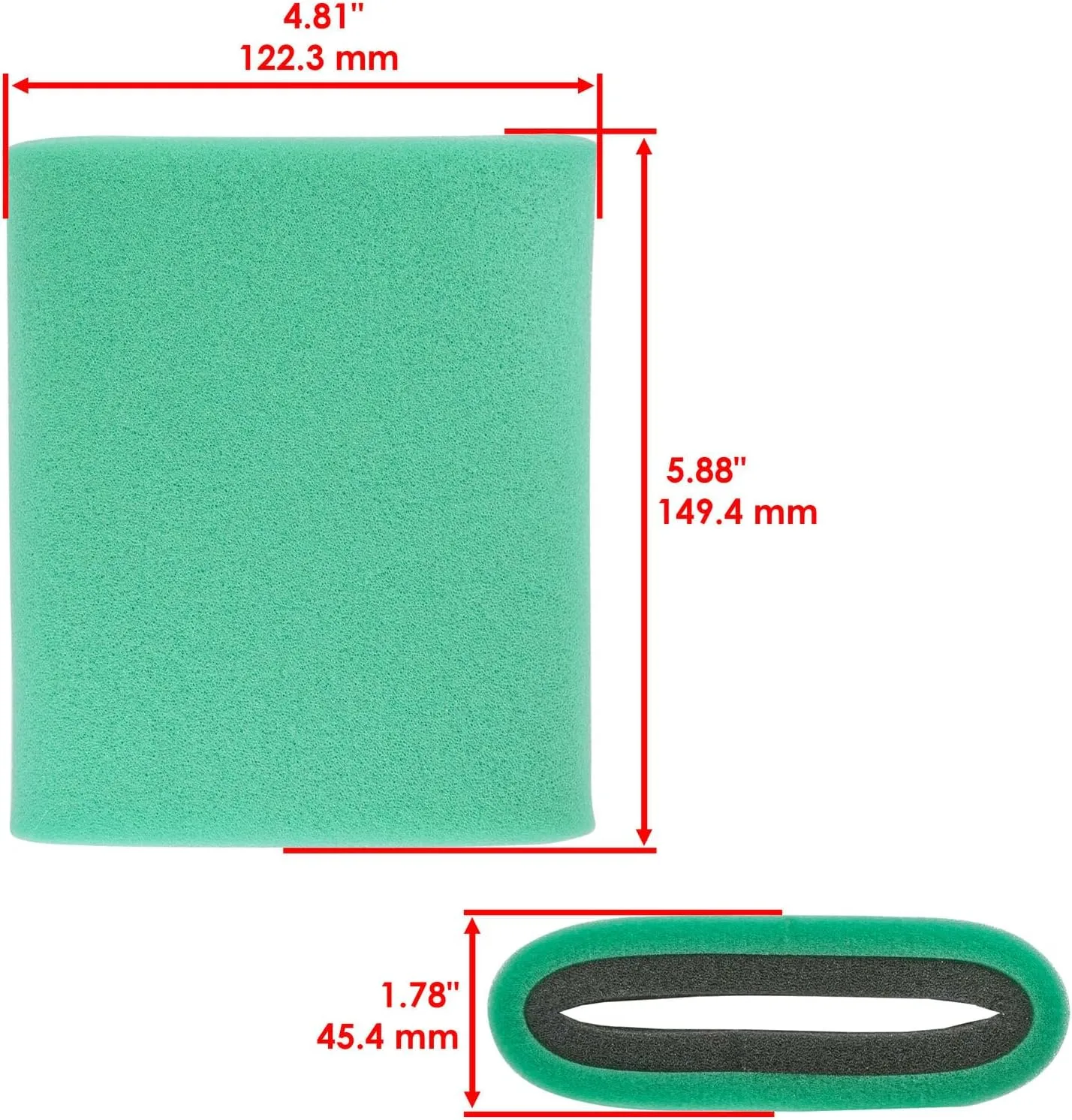 Yamaha Grizzly & Kodiak ATV Air Filter Mod-C-C-AF-309 image 2