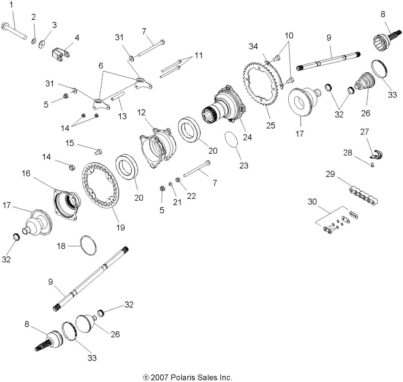 Polaris 9 in Brake Disc 5249138 image 2