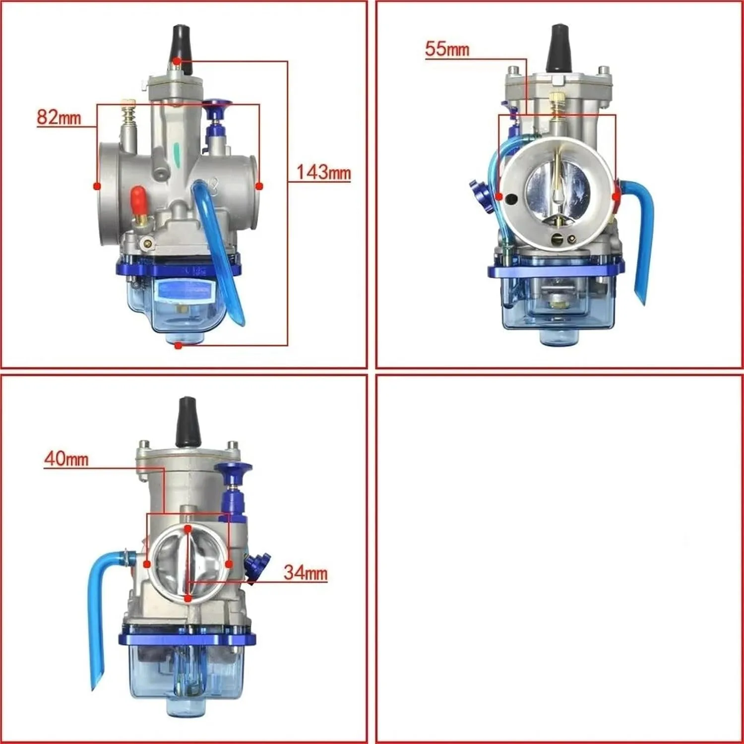 YZ85 28 mm Motorcycle Carburetor Power Jet FCVFDGKGM image 2