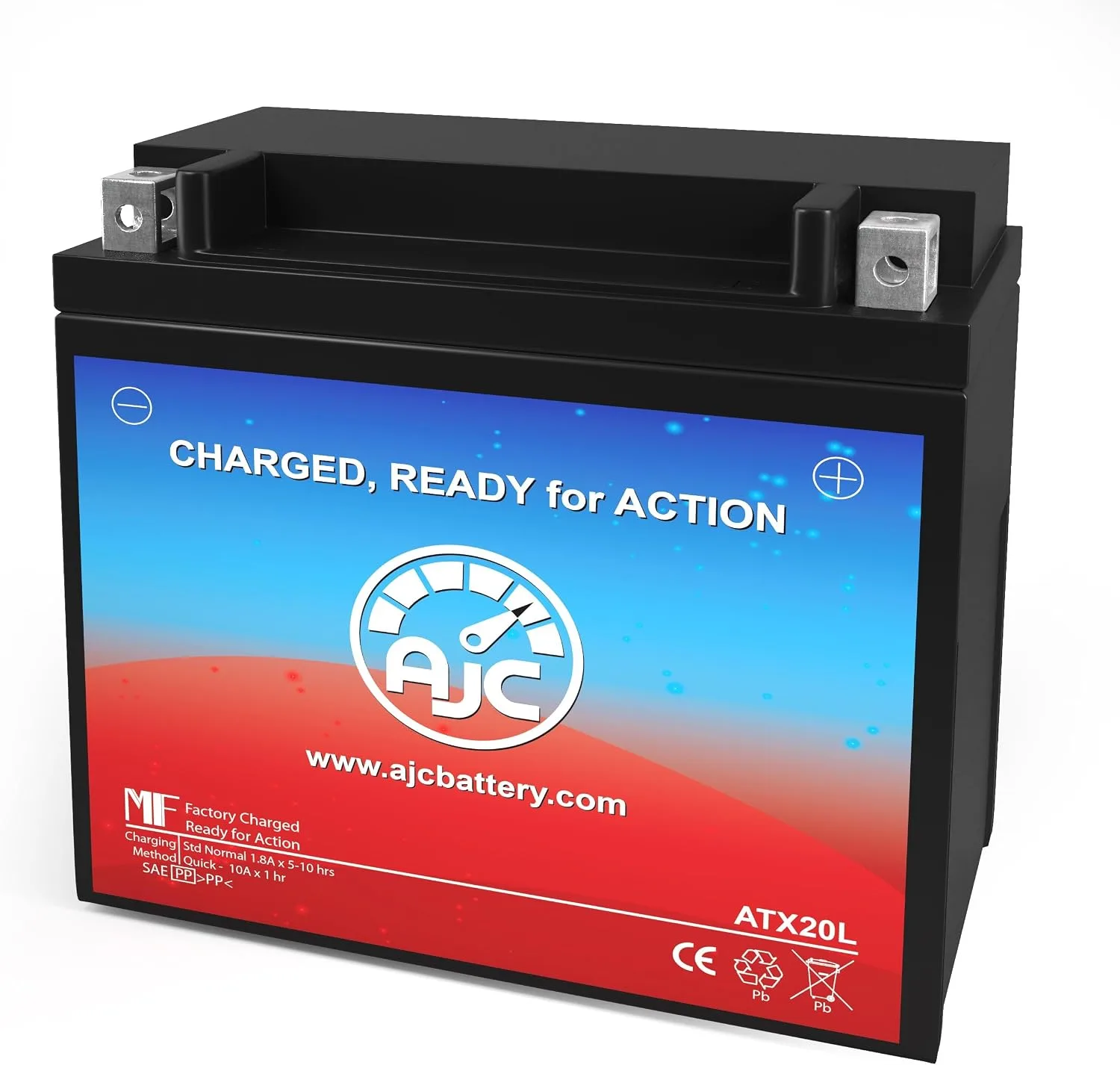 AJC AGM Battery for Arctic Cat F570 T570 Bearcat 2008-2014 - AJC-PS-ATX20L