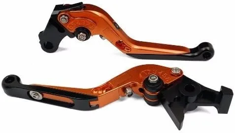 Niree Folding Brake Clutch Levers for Suzuki GSXR600 2004-2005,GSXR750 2004-2005 Orange image 2