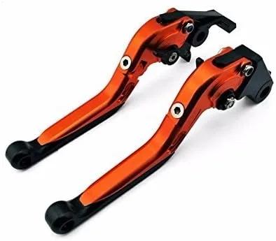 Niree Folding Brake Clutch Levers for Suzuki GSXR600 2004-2005,GSXR750 2004-2005 Orange image 4