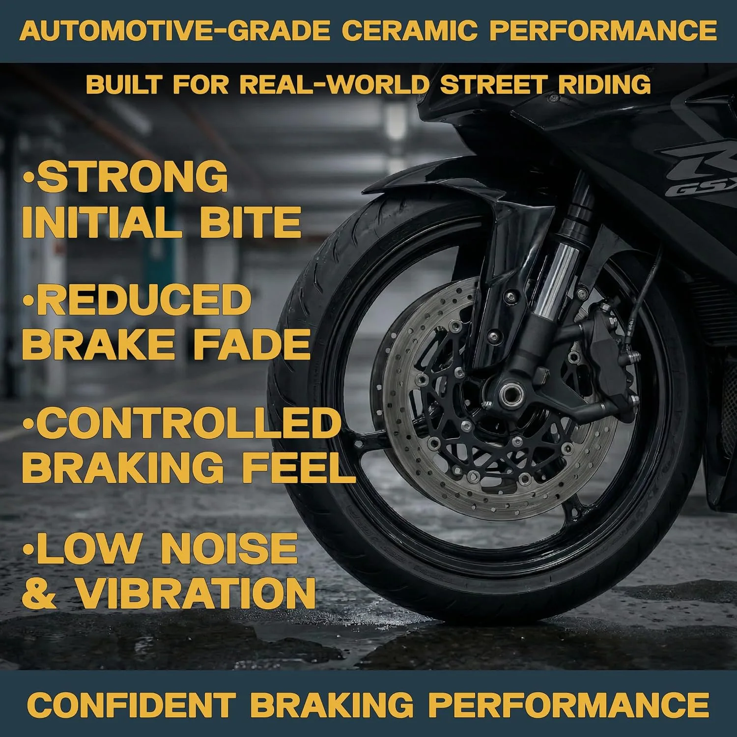 Traild Ceramic Brake Pads for Honda CB1000R 2018-2024 PKC6088 image 4