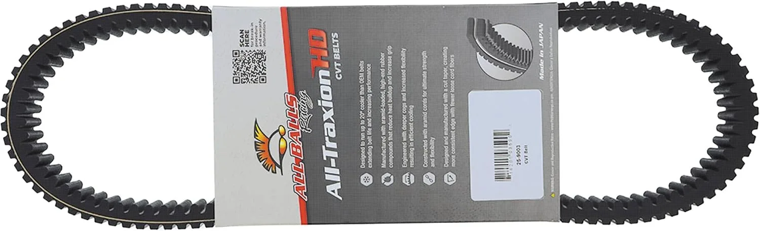 All Balls Racing 25-9003 CVT Belt for Kawasaki KRX 1000 Teryx image 4