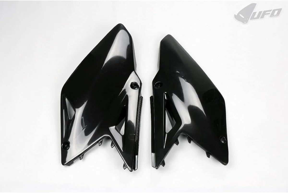 UFO PLAST Black Left Side Panels SU04918#001 for Suzuki RMZ 450 2008–2017