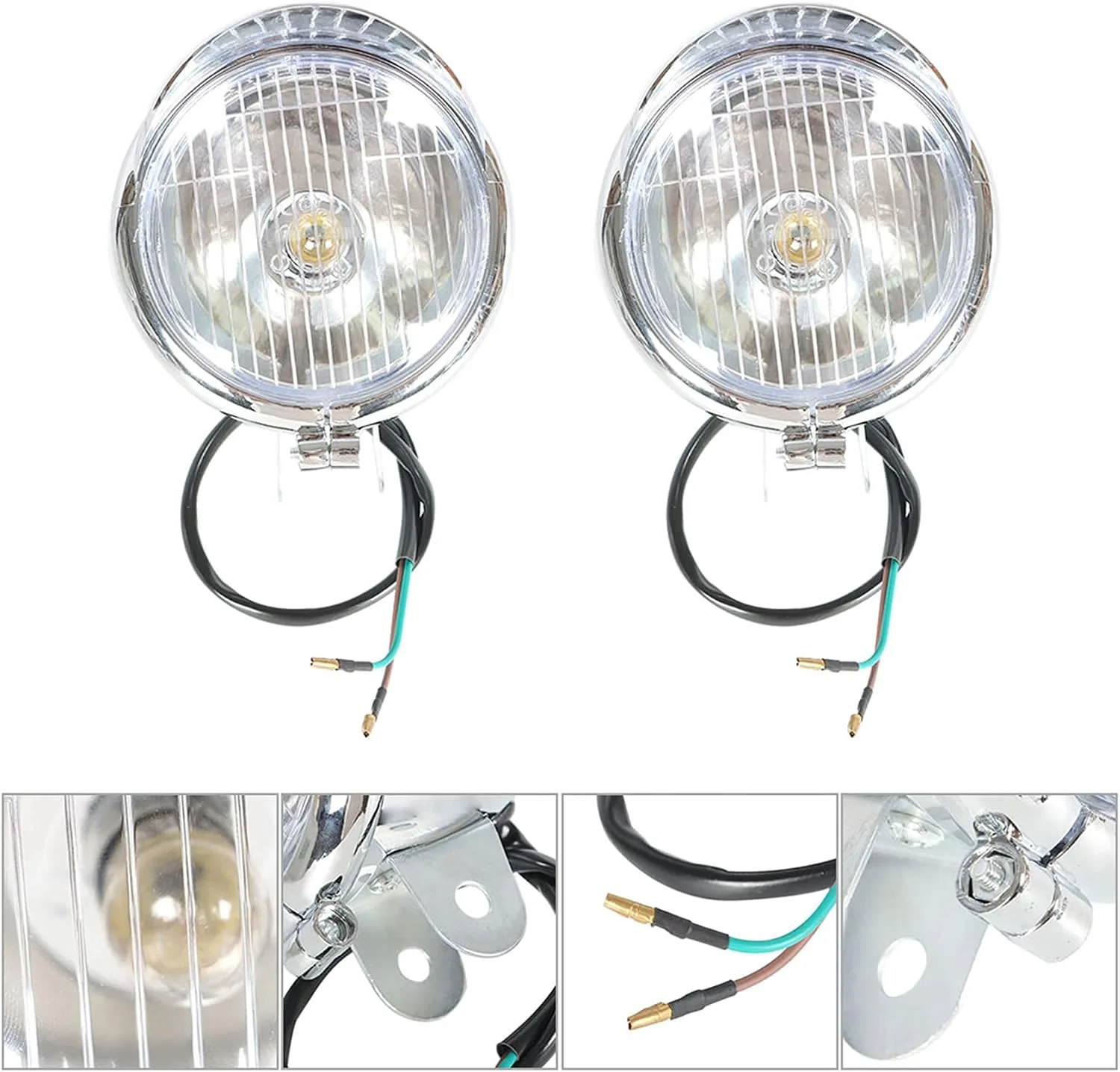 munirater Motorcycle LED Fog Light and Turn Signal Set 4033885-709422 image 3