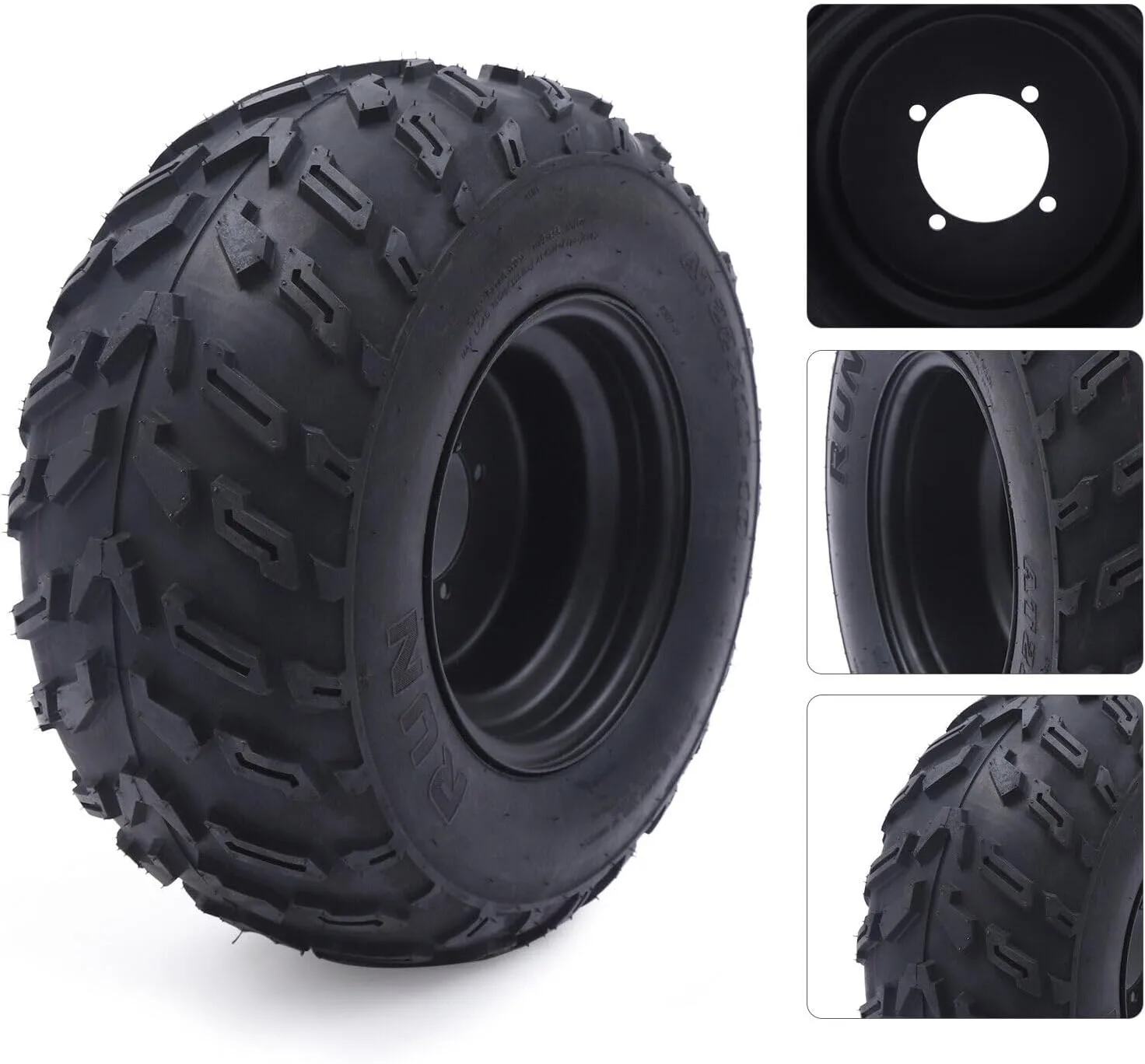 YIYIBYUS 22x10-10 ATV Tire with 10-Inch Rim LIEASTGY image 3