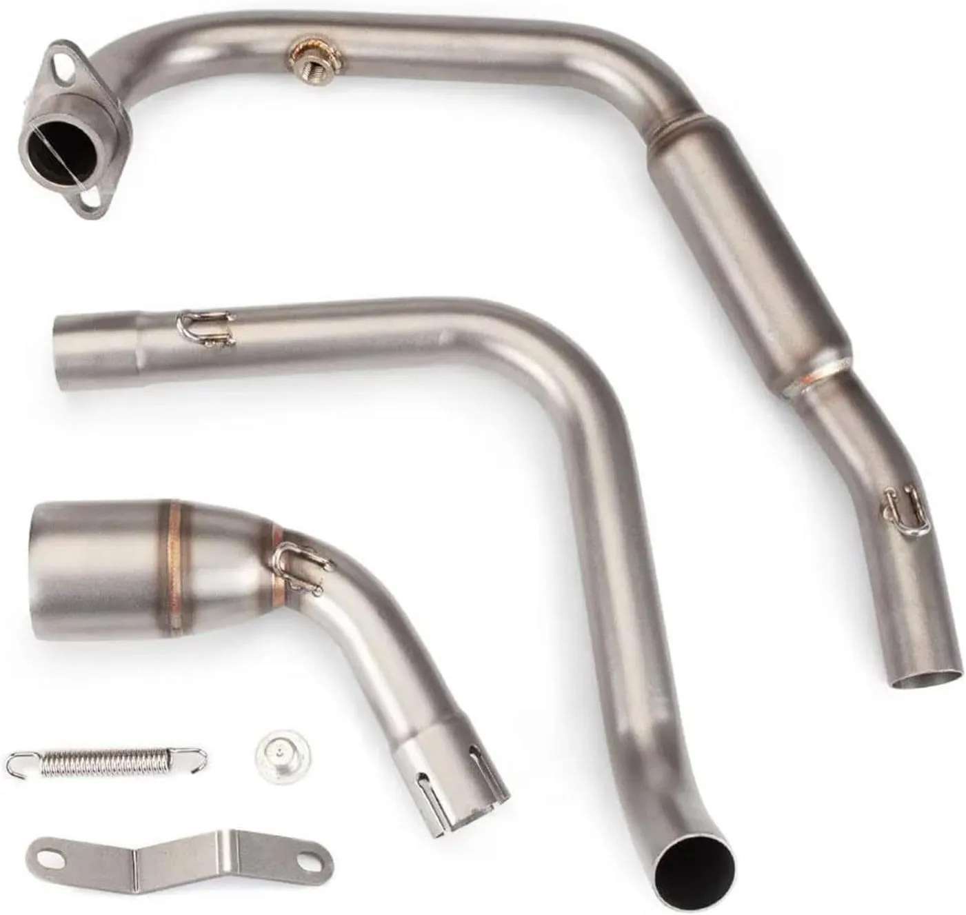 Generic Stainless Steel Exhaust Link Pipe for Benelli TNT125/TNT135 2017-2022 image 2
