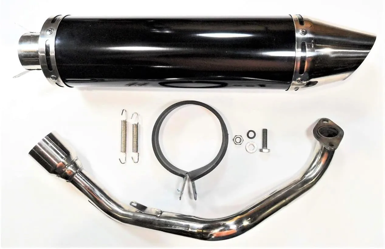 150cc GY6 Scooter Exhaust Muffler Black OBPD 815621 -37