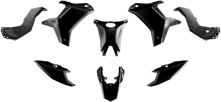 RTECH Black Fairing Kit R-kitt70-nr0-025 for 2025 Yamaha Ténéré 700