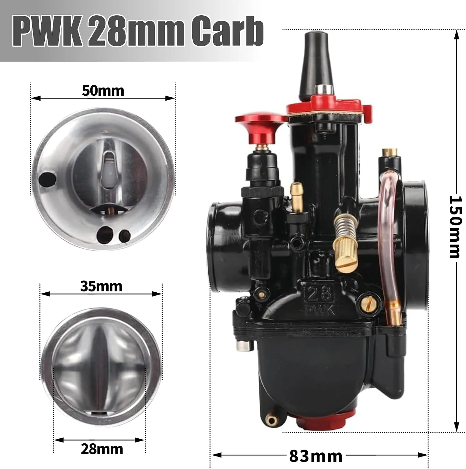 QXBER PWK 32mm Carburetor Kit JX190802 image 2