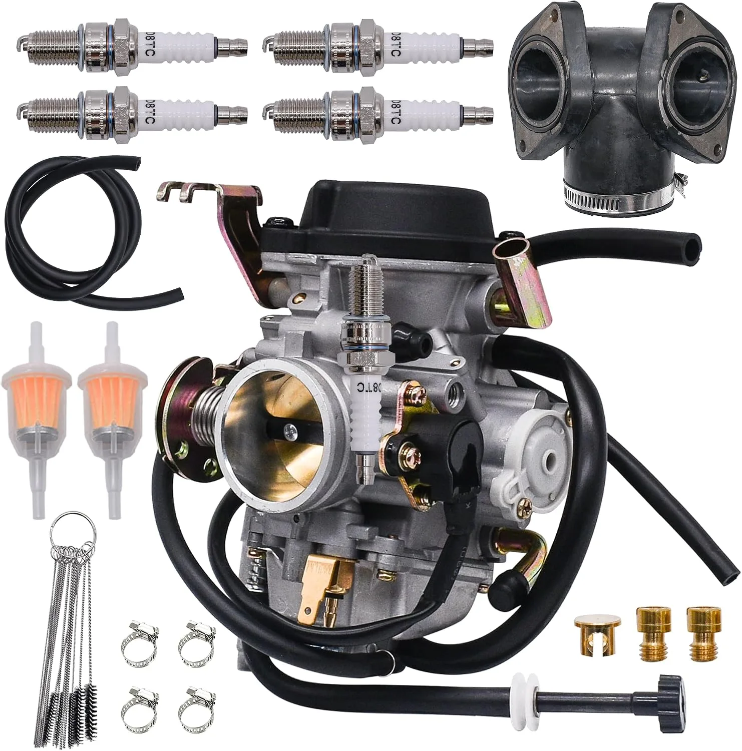 TSHOU Carburetor Kit with Intake Boot 4WM-14101-03-00 for Yamaha Road Star