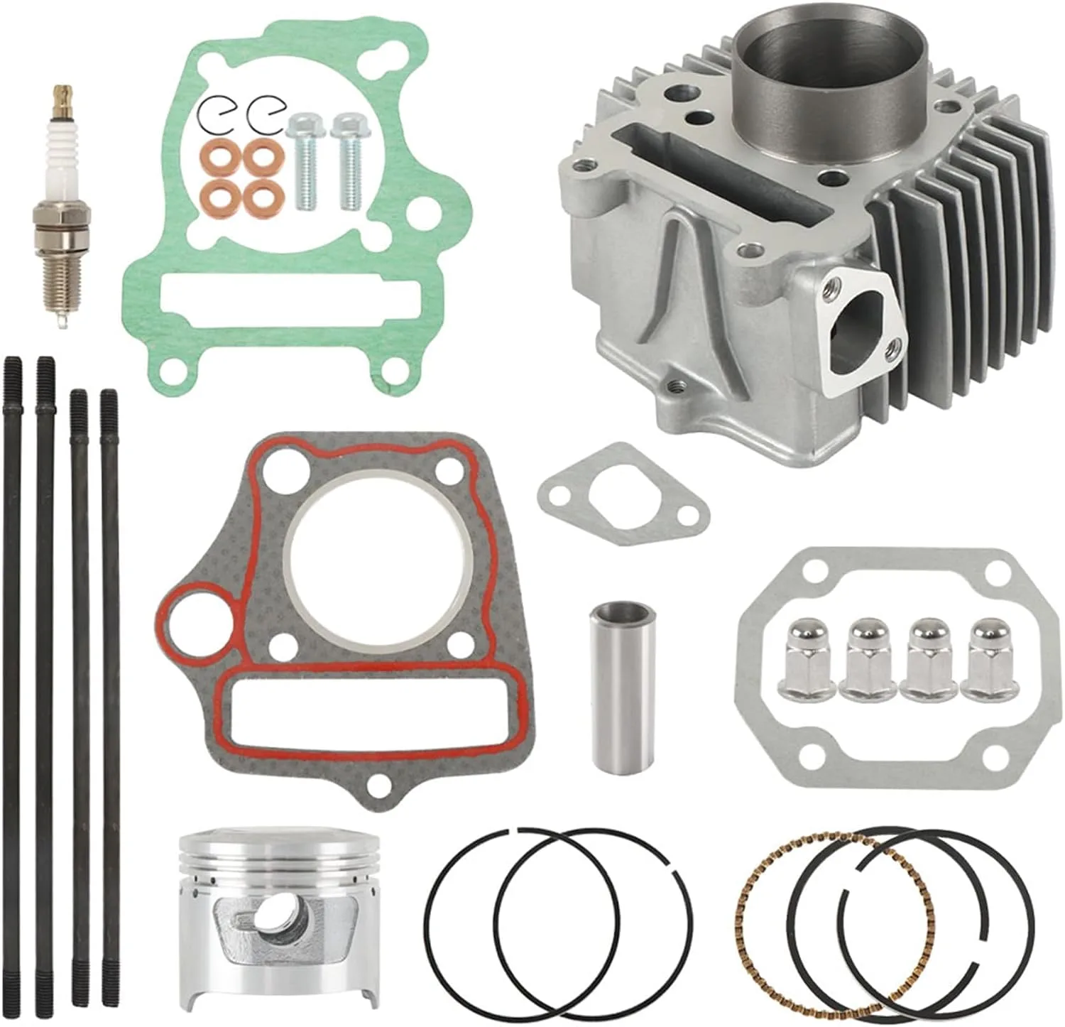 Silscvtt Cylinder Top-End Gasket & Piston Replacement TR-2185351-350162-SS