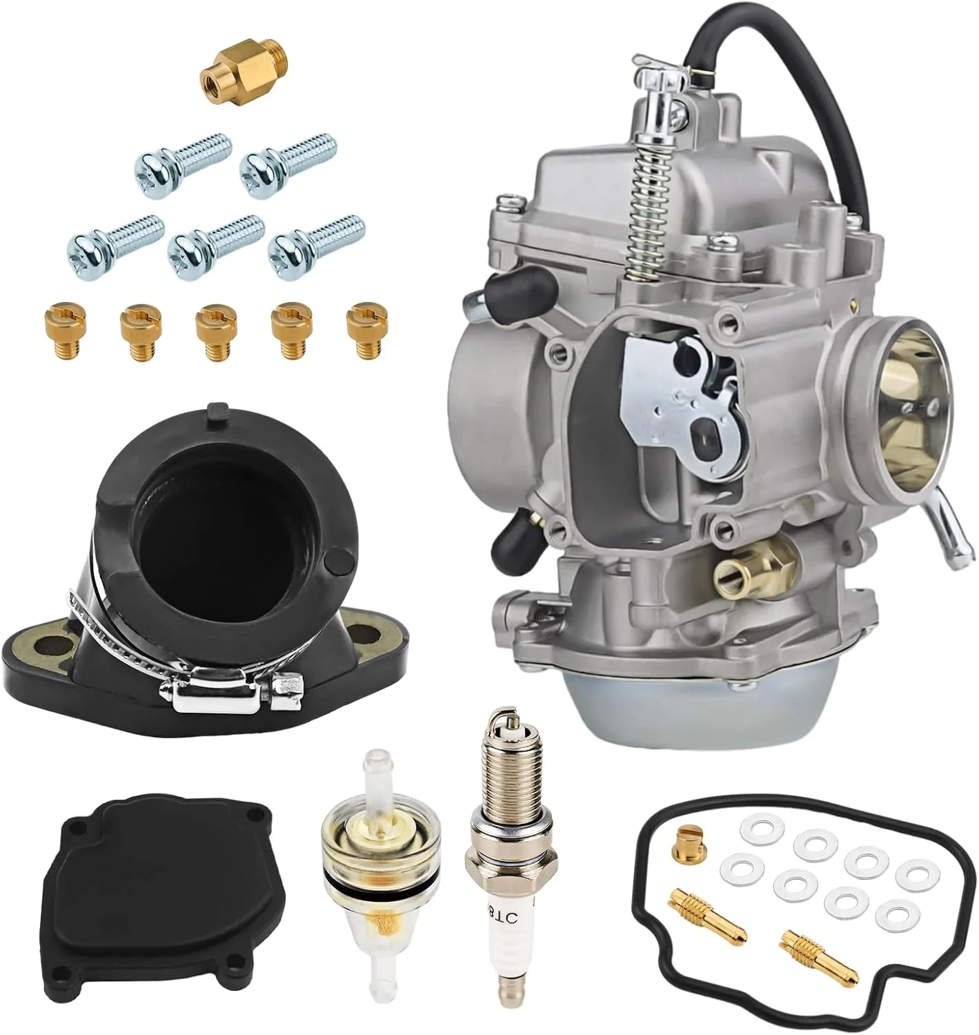 Neivilu 3131200 Carburetor and Intake Manifold Boot for Polaris ATV image 2